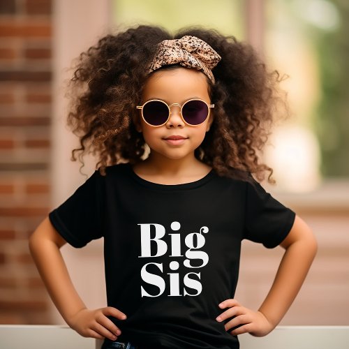 Big Sis  Matching Sibling Family Baby T_Shirt