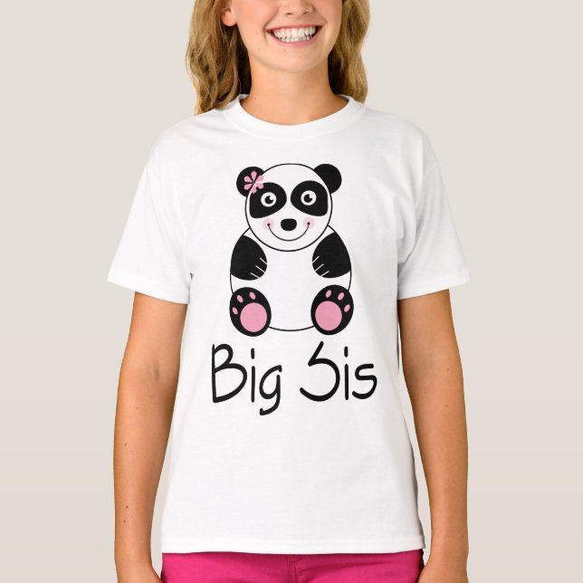 Big Sis Panda T-shirt (Front)