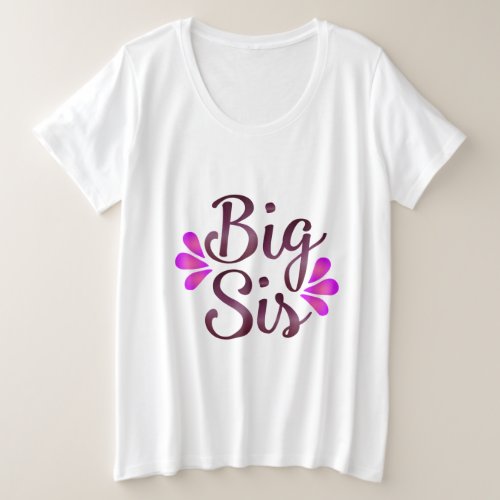 Big Sis Plus Size T_Shirt