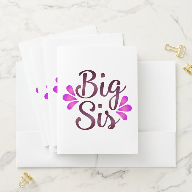 Big Sis Pocket Folder (In Situ)