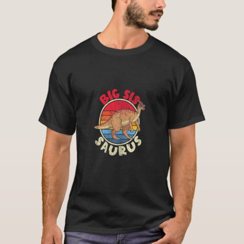 Big Sis Saurus I Parasaurolophus I Family Matching T_Shirt