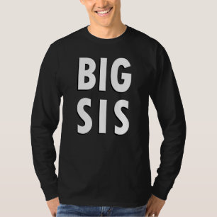 Big Sis Simple Text T-Shirt