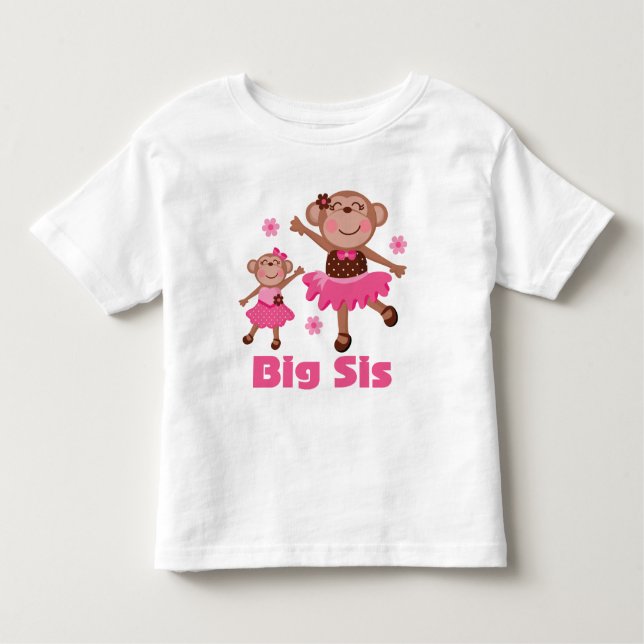 Big Sis Toddler T-shirt (Front)