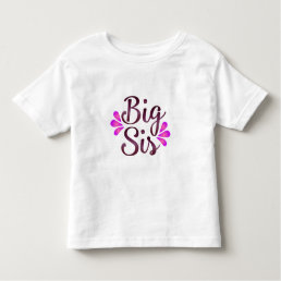 Big Sis Toddler T-shirt