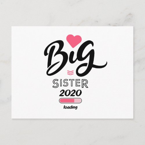 Big sister 2020 loading postcard