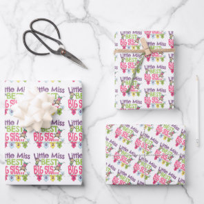 Big Sister 2023 - Little Miss Best Big Sis Wrapping Paper Sheets