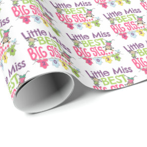 Big Sister 2024 - Little Miss Best Big Sis Wrapping Paper