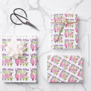 Big Sister 2024 - Little Miss Best Big Sis Wrapping Paper Sheets