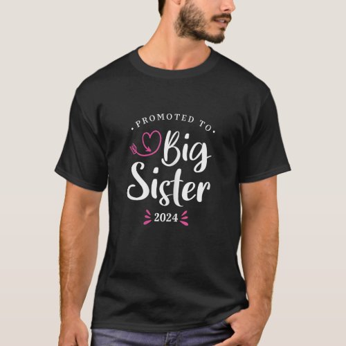 Big Sister 2024  Promoted to Big Sister T_Shirt