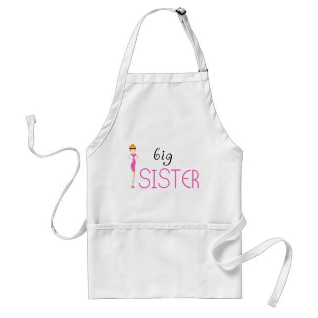 Big sister adult apron (Front)