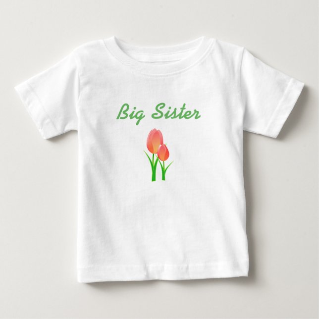 Big Sister Announcement Dress Baby T-Shirt (Front)