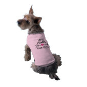 Big Sister Arrow Personalized Dog T Shirt (Back)