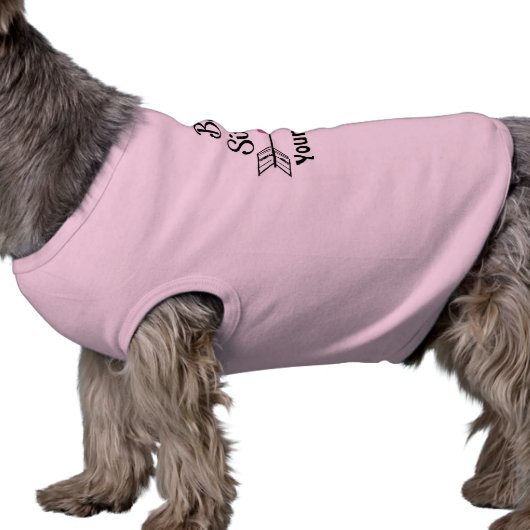 Big Sister Arrow Personalized Dog T Shirt (Side)