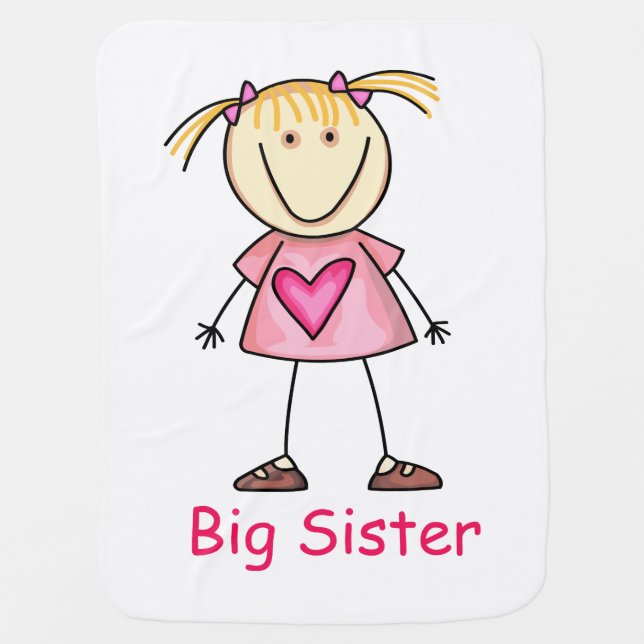 Big Sister Baby Blanket (Front)