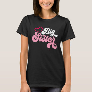 Big Sister Baby Pregnancy Announcement Family 1 T-Shirt