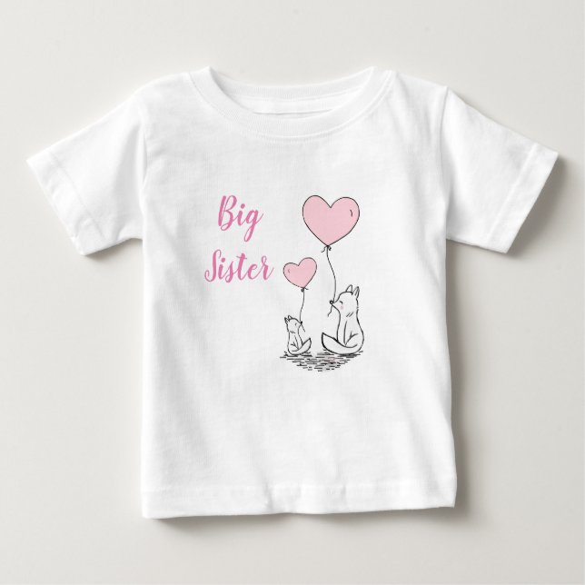 Big Sister Baby T-Shirt (Front)