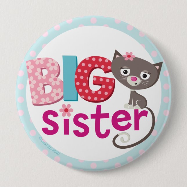 Big sister Badge/Button Pinback Button (Front)