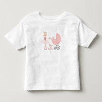 Big Sister Ballerina Stroller Toddler T-shirt