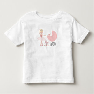 Big Sister Ballerina Stroller Toddler T-shirt