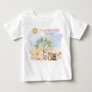 Big Sister, Big Brother-Woodland Wildlife T-Shirt