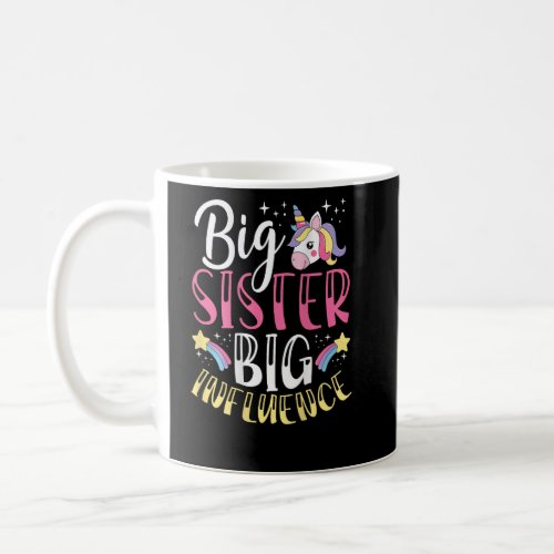 Big Sister Big Influence Backprint Big Sister  Coffee Mug