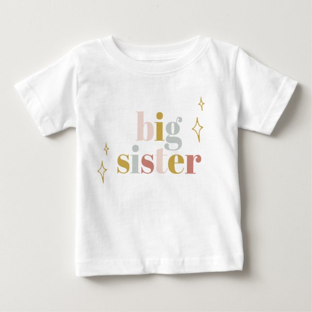 Big Sister Boho Rainbow Shirt (Front)