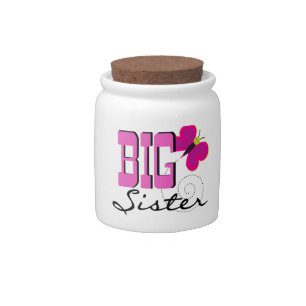 Big Sister - Butterfly Gifts Candy Jar