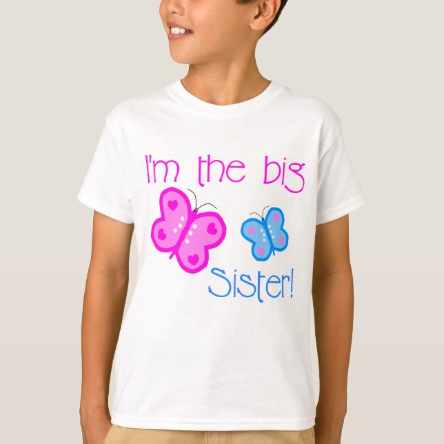 big sister butterfly T-Shirt (Front)