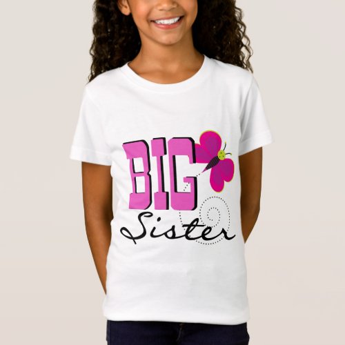 Big Sister Butterfly Tshirts and Gifts