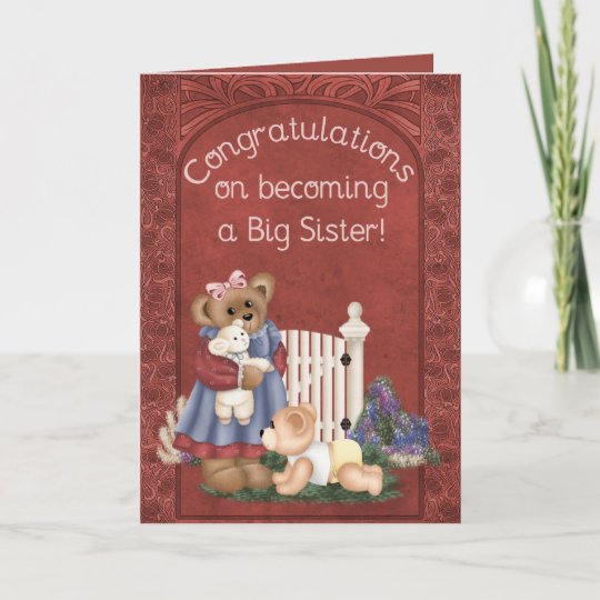 Big Sister Card | Zazzle.com