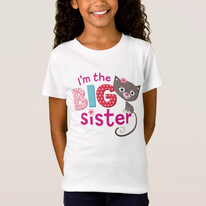 big sister cat shirt