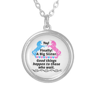 Big Sister Celebration Achievement Necklace Gift
