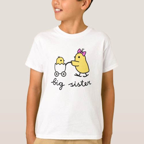 Big Sister Chick t_shirts