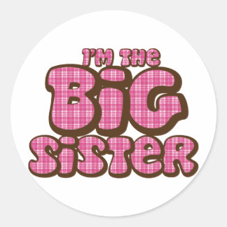 Big Sister Classic Round Sticker