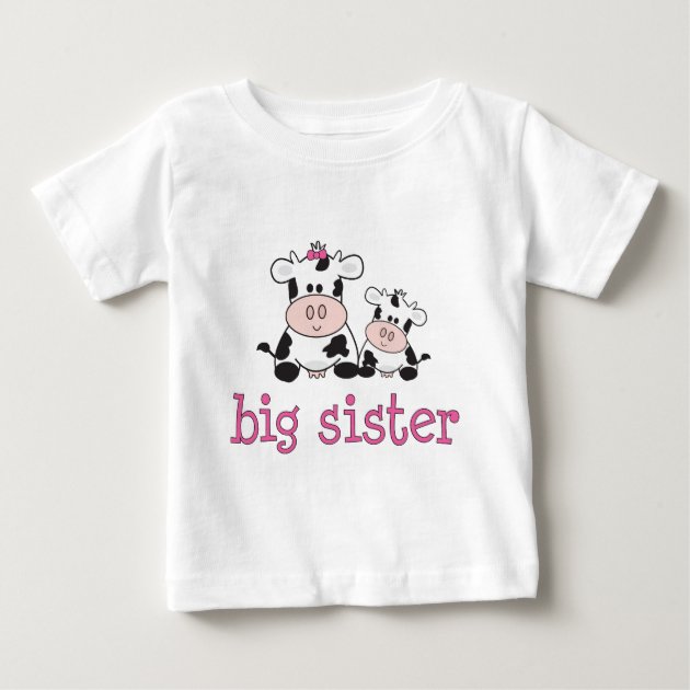Big Sister Cow T-shirt | Zazzle.com