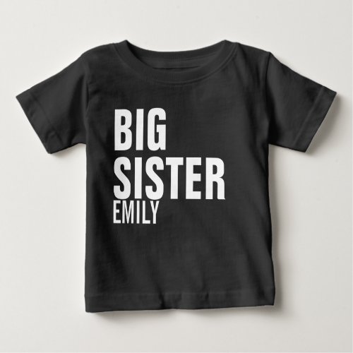 Big Sister Custom Toddler Sweatshirt Baby T_Shirt