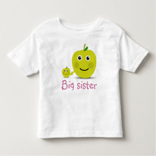 Big Sister Cute Fruit Themed Toddler T-shirt