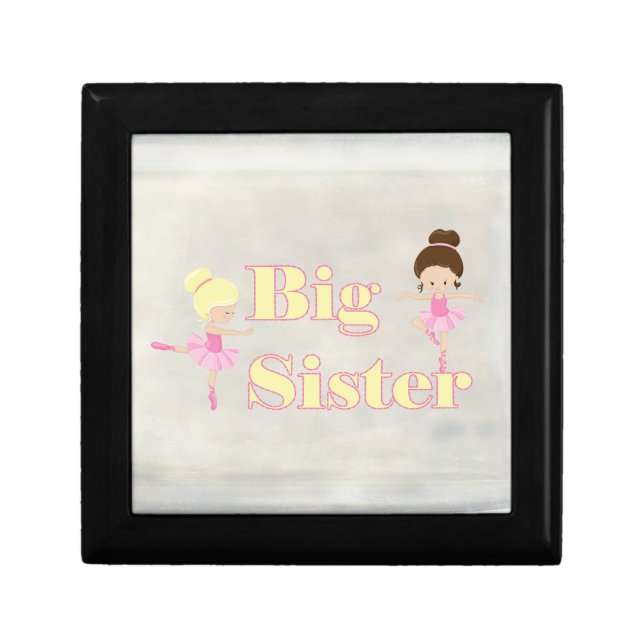 Big Sister Dancing Ballerina Gift Box (Front)