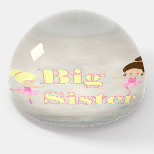 Big Sister Dancing Ballerina Sibling Paperweight