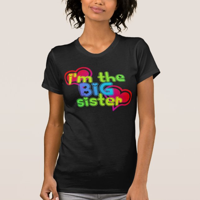 Big sister dark tee (Front)