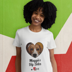 Big sister dog personalized photo T-Shirt