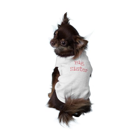 Big Sister Doggie Ribbed Tank Top (Back)