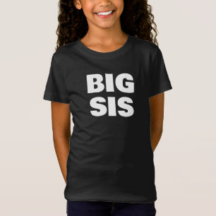 Big Sister Family Photoshoot Bold Lettered Tri-Bl T-Shirt