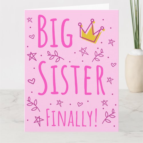 Big Sister Finally III Card