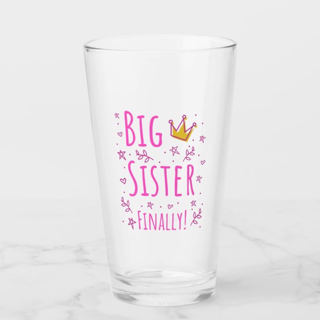 Big Sister Finally III Glass (Front)