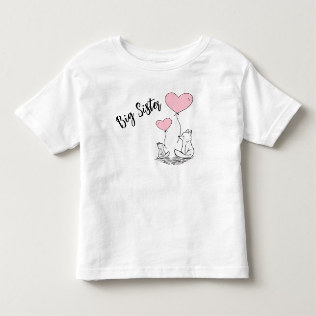 Big Sister Gift Toddler T-shirt (Front)