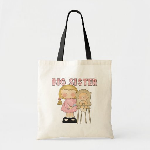 Big Sister Gift Tote Bag | Zazzle