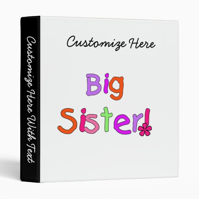 Big Sister Gifts Binder (Front/Spine)
