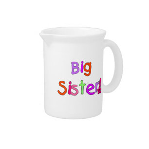 Big Sister Gifts Drink Pitcher