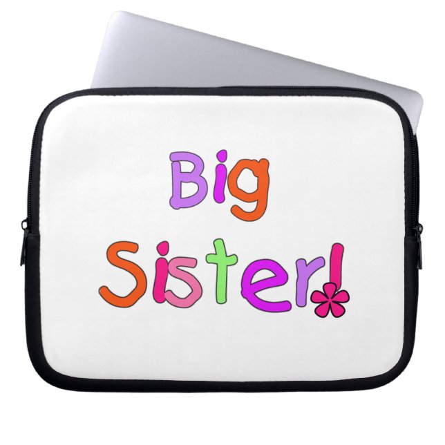 Big Sister Gifts Laptop Sleeve (Front)